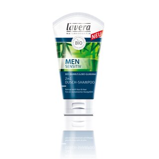 Lavera Men Sensitive 3in1 Shower Gel for Face, Body & Hair 200ml