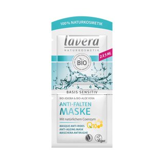 Lavera BASIS Sensitiv Anti-Ageing Mask Q10 2x5ml