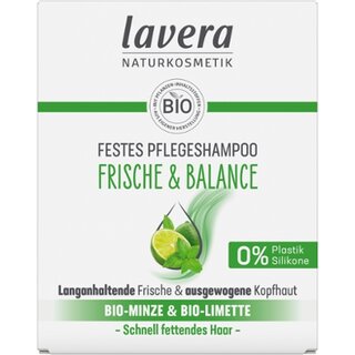 Lavera Festes Pflegeshampoo Frische & Balance 50g