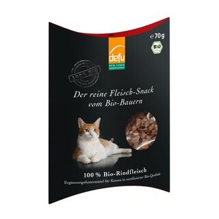 Defu Bio-Rindfleischsnack fr die Katze 70g