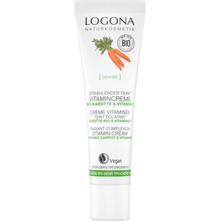 Logona Glowing Complexion Vitamin Cream Organic Carrot 30ml