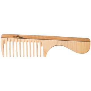 Kostkamm wooden handle comb 19cm, extra wide
