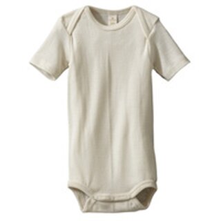 Living Crafts Wool/Silk Short-sleeved Baby Body 1St.