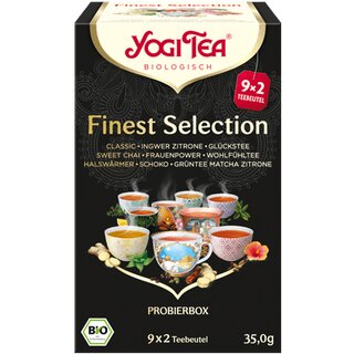 Yogi Tea Finest Selection 9x2 Tea Bags