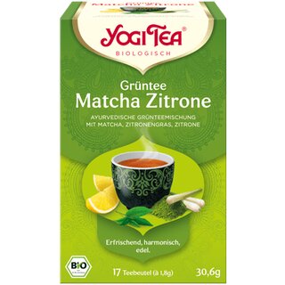 Yogi Tea Green Tea Matcha Lemon 17x1,8g