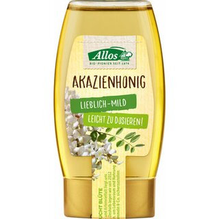 Allos Acacia Honey Dispenser Bottle 250g