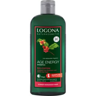 Logona Age Energy Shampoo Bio-Coffein & Goji-Beere 250ml