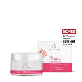 Tautropfen Rose Soothing Solutions Sanfte Gesichtscreme 50ml