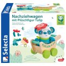 Selecta Nachziehwagen mit Plüschfigur Tulip 1St.