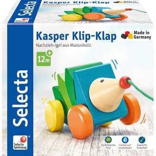 Selecta Pull-along Toy Kasper Klip - Klap 1pc.