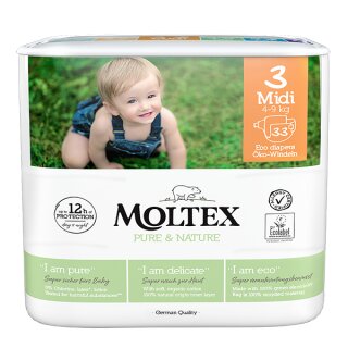 Moltex Pure & Nature Windeln Midi 33St.