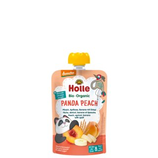 Holle Pouchy Pfirsich, Aprikose & Banane mit Dinkel 90 g