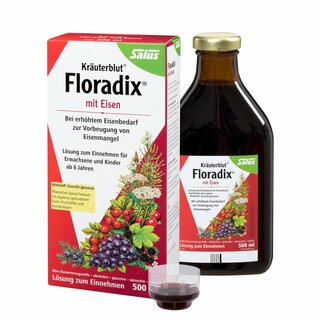 Salus Floradix® Liquid Iron Formula, Tonic 500ml