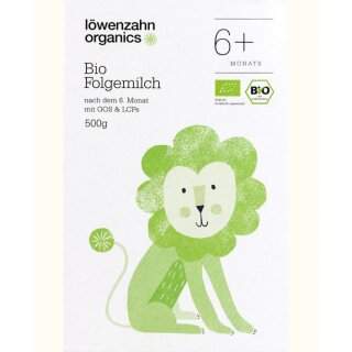 Löwenzahn Organics Infant Follow-on Formula 6+ 500g