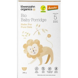 Lwenzahn Organics Demeter Baby Porridge Oat pure 240g (8,47oz)
