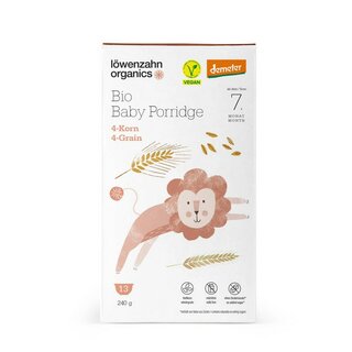 Lwenzahn Organics Demeter Baby Brei 4-Korn 240g