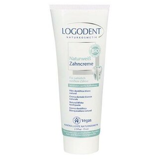LOGODENT Natural White Peppermint Toothpaste 75ml