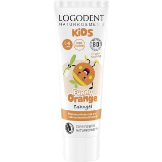 LOGODENT Kids Tooth Gel Funny Orange 75ml