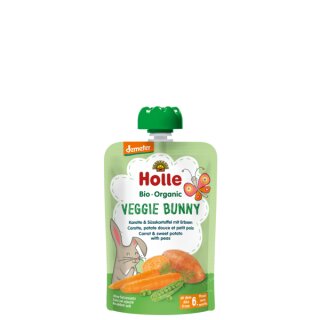 Holle Veggie Bunny - Pouchy Karotte & Süßkartoffel und...