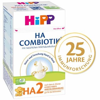 HiPP HA 2 Follow-on Formula Combiotik® 600g (21.16oz)