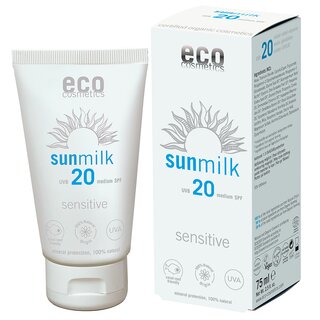 Eco Sunmilk Sensitive UVB 20 Medium Protection 75ml