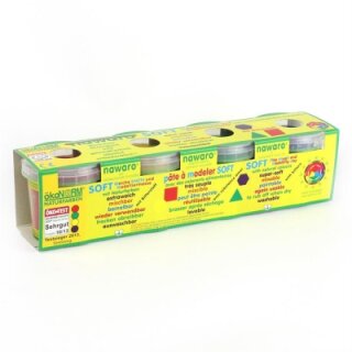 ÖkoNorm nawaro SOFT-Modelling Clay Set 4er 4x150g