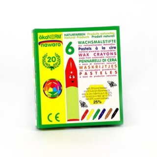 ÖkoNorm nawaro Wax Crayons - 6 pcs.