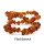 Gruenspecht Amber Necklaces Flat Baroque single-color 1pc.