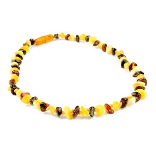 Grünspecht Amber Necklaces Flat Baroque Multicolor 1 pc.