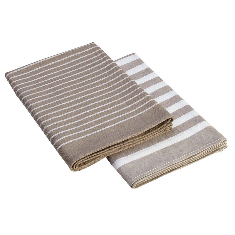 memo Organic Cotton Dish towels, Fairtrade 2pcs.