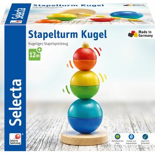 Selecta Motoric Toy Stacking Tower Sphere