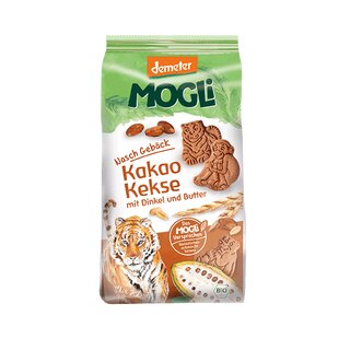 Mogli Cocoa Biscuits with Spelt & Butter 125g