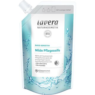 Lavera BASIS Sensitive Mild Care Soap - Refill 500ml
