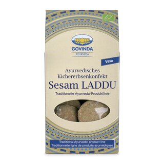 Govinda Chickpea Confectionery Sesame Laddu 120g