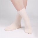 Living Crafts Kinder Baumwoll-Socken dünn 1Paar nature 21/22