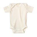 Living Crafts Cotton Short-sleeved Baby Body 1St. natural/pink stripes 50/56