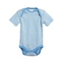 Living Crafts Cotton Short-sleeved Baby Body 1St. natural/pink stripes 50/56