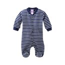 Living Crafts Baby-Schlafanzug 1-teilig 1St. rot/weiß gestreift  68