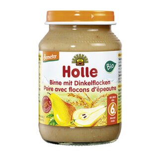 Holle Organic Pear with Spelt Flakes 190g
