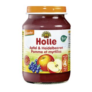 Holle Organic Apple with Blueberry 190g
