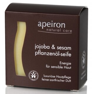 Apeiron Jojoba & Sesam Pflanzenöl-Seife 100g