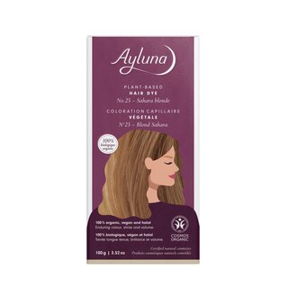 Ayluna Plant-Based Hair Dye No. 25 Sahara Blonde 100g