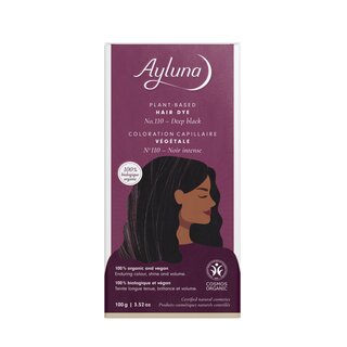 Ayluna Plant-Based Hair Dye Nr. 110 Deep Black 100g