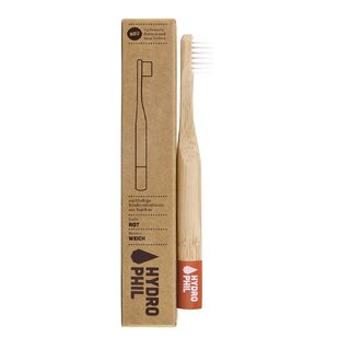 Hydrophil Bamboo Toothbrush for Kids Red 1Pc.