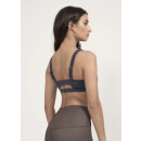 Boochen Sports Bra in Midnight Blue/Mocha