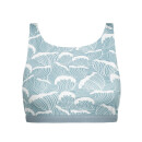 Boochen Sport-BH Meco in Ocean Waves Print