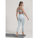 Boochen High-Waist Leggings in Ocean Wave Print