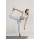 Boochen High-Waist Leggings in Ocean Wave Print