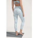 Boochen High-Waist Leggings in Ocean Wave Print