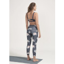 Boochen High-Waist Leggings in Dark Sakura Print